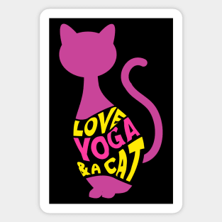 Love, Yoga, and a Cat Sticker